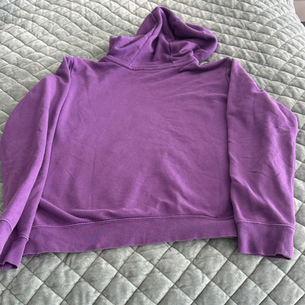 Nike Women's Vibrant Purple Hoodie - Picture 3 of 4